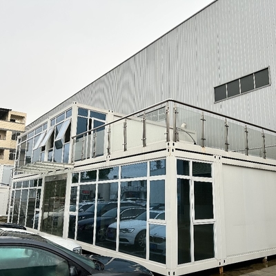 Preço de fábrica baixo Casa de contêineres de dois andares Edifício de aço leve Casa móvel