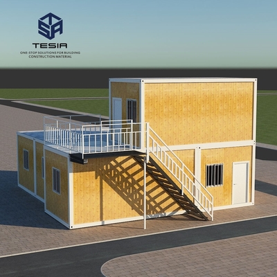 Edifício de aço leve Casa de contêineres móveis