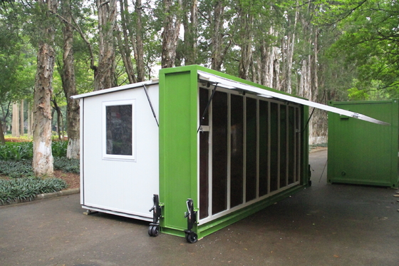 20FT Casa de contêineres pré-fabricada expansível Casa de contêineres prefabricada dobrável