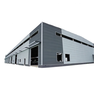 Construção de quadro laminada a alta temperatura soldada do metal da oficina da construção de aço da seção de H
