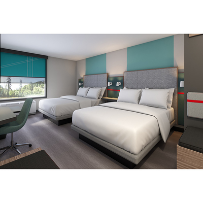 A mobília luxuosa do quarto de convidado ajusta o rei Size Bed Sets do hotel