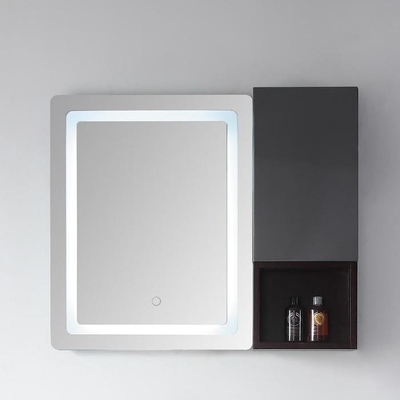 Espelho morno da luz do diodo emissor de luz de Grey Customized Bathroom Cabinets vaidade do banho de 40 polegadas
