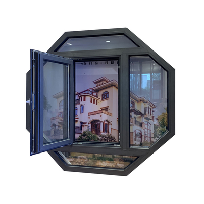 o quadro de alumínio grosso Windows de 1.2-2.0mm fixou o círculo redondo superior Windows