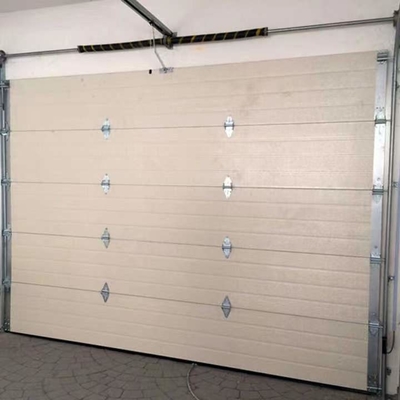 Horizantal 16x7 aéreo deslizante rola acima da porta da garagem com painel do plutônio