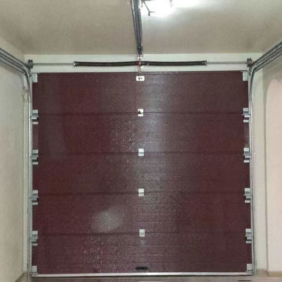 Horizantal 16x7 aéreo deslizante rola acima da porta da garagem com painel do plutônio