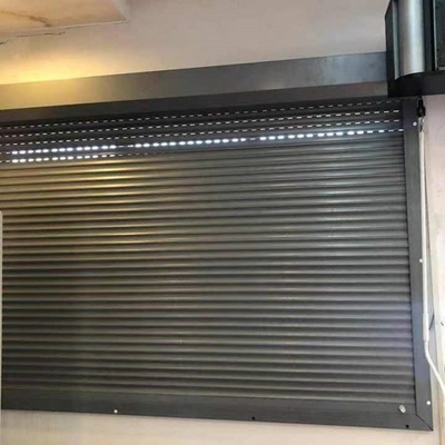 Zinco quente obturador motorizado Windproof automatizado galvanizado do Rollup da porta da garagem