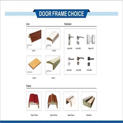 Preto Front Doors For Home blindado interior do MDF do CE ISO9001