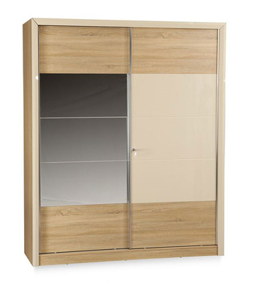 Obturador da placa de partícula 3 que desliza o vestuário construído no armário para o quarto pequeno