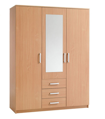 Obturador da placa de partícula 3 que desliza o vestuário construído no armário para o quarto pequeno