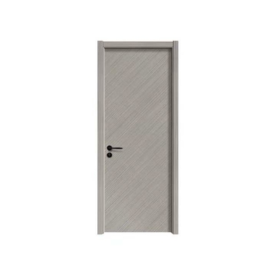 Portas interiores grossas de madeira do PVC da porta 43mm do MDF da isolação sadia com quadros