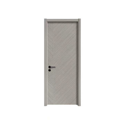 Portas interiores grossas de madeira do PVC da porta 43mm do MDF da isolação sadia com quadros