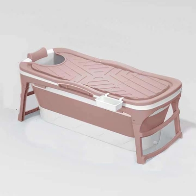 banheira de dobramento plástica da banheira plástica de 1.18M Blue Pink Freestanding para adultos