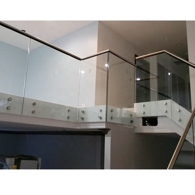 Corrimão interiores de bronze da piscina dos trilhos da escada do ferro branco do diâmetro 50mm para etapas