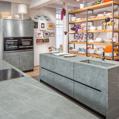 Armário modular luxuoso moderno feito sob encomenda 700mm*1300mm da despensa da cozinha