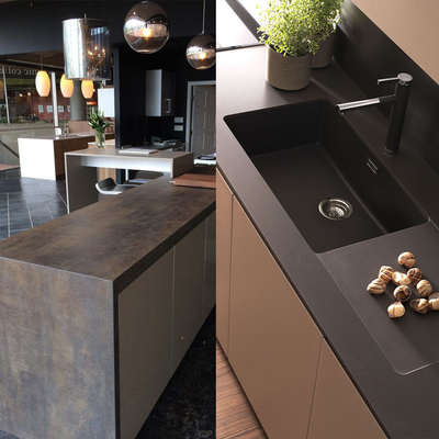 Armário modular luxuoso moderno feito sob encomenda 700mm*1300mm da despensa da cozinha