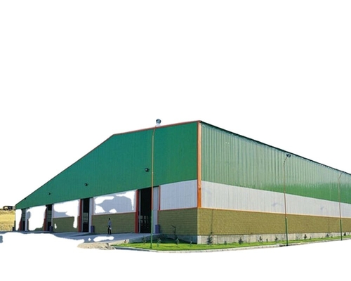 Fabricação impermeável da construção do metal da prevenção de incêndios do armazém de aço pré-fabricado do CE