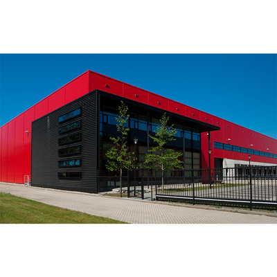 oficina da vertente da construção de aço da casa pré-fabricada do armazém do celeiro de Polo do painel de sanduíche de 50mm 75mm