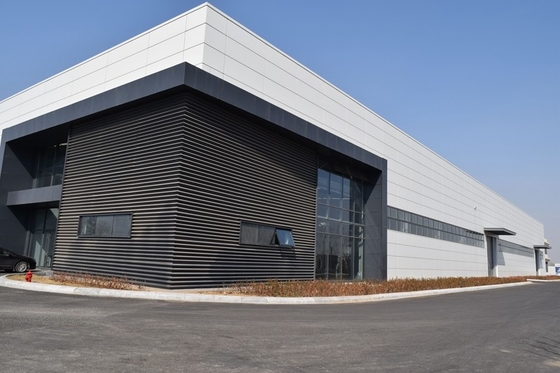 Loja de reparação de automóveis durável da construção do metal da construção da armação de aço da luz do ODM do OEM