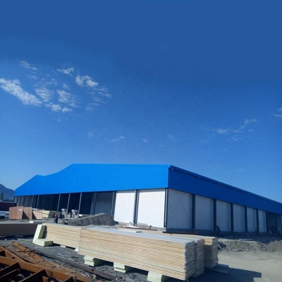 O grande metal do armazém pré-fabricado rápido da construção de aço da construção derrama oficinas