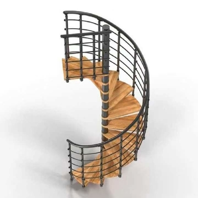 Espaço interno que salvar a escadaria espiral