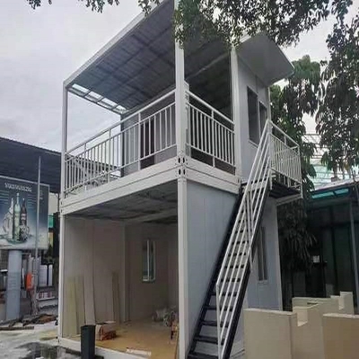 3 casas modulares da casa pré-fabricada da cama 43Sqm