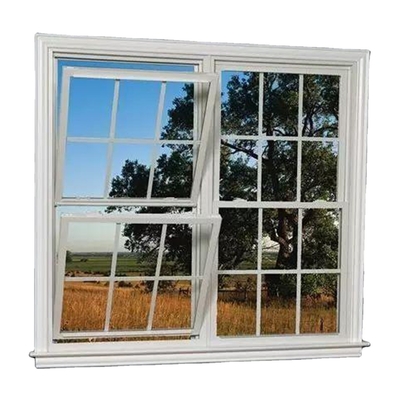 Dobro americano moderado Hung Windows For House do estilo da janela de vidro da liga de alumínio