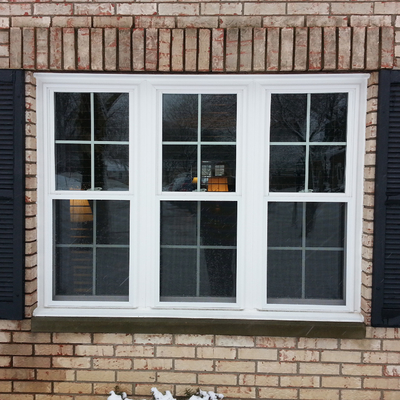 Dobro americano moderado Hung Windows For House do estilo da janela de vidro da liga de alumínio