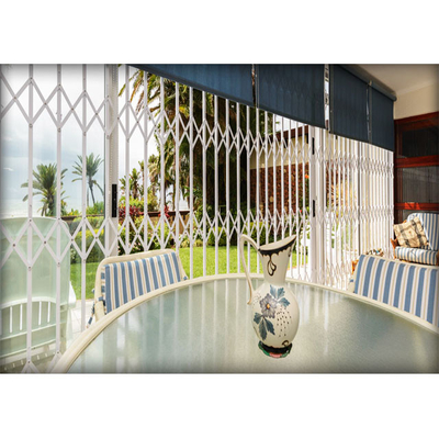 Quadro de alumínio Windows da casa de campo sanfona durável da grade com assaltante Bars