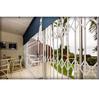 Quadro de alumínio Windows da casa de campo sanfona durável da grade com assaltante Bars