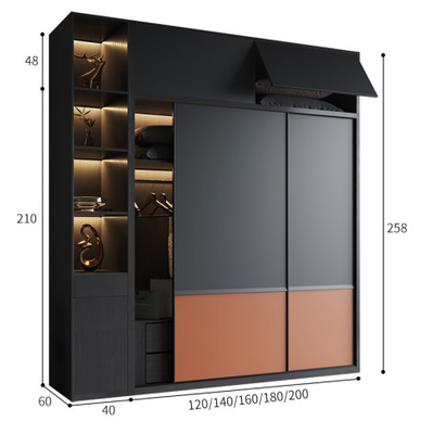 Armário das portas deslizantes do quarto 3