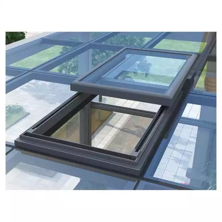 Claraboia de vidro moderada colorida da janela feita sob encomenda com o túnel de Sun tubular
