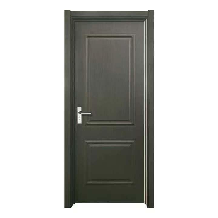 Preto Front Doors For Home blindado interior do MDF do CE ISO9001