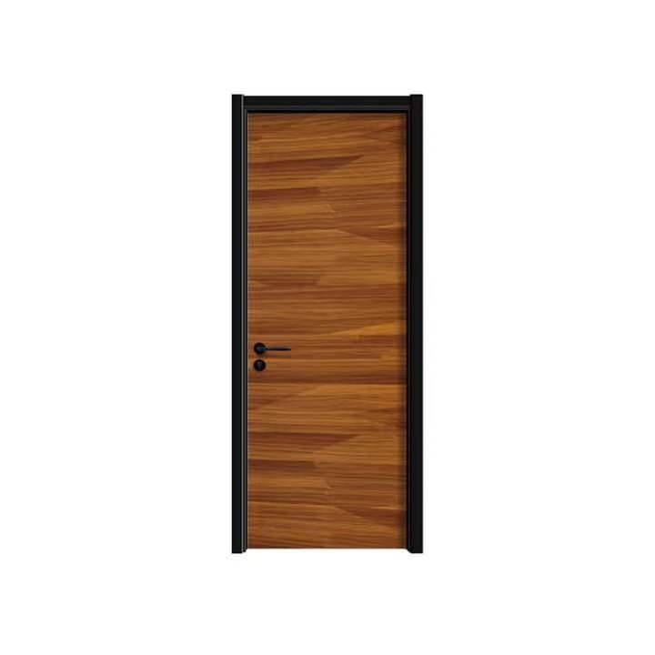 Portas interiores grossas de madeira do PVC da porta 43mm do MDF da isolação sadia com quadros