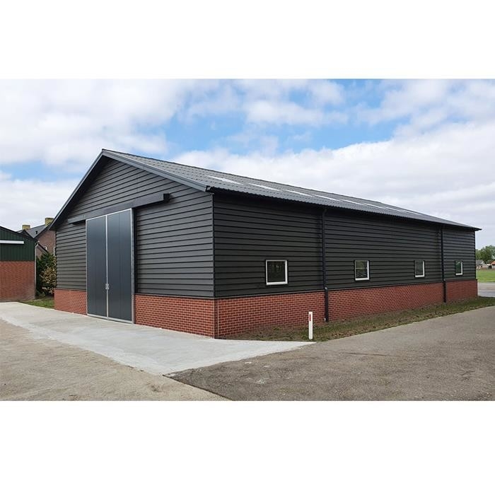 oficina da vertente da construção de aço da casa pré-fabricada do armazém do celeiro de Polo do painel de sanduíche de 50mm 75mm