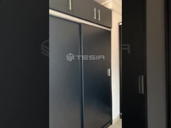 caminhada feita sob encomenda de madeira modular do projeto moderno da mobília do Tesia-quarto no vestuário do armário