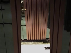 Portas de madeira de aço de segurança externas planas novas e modernas de metal Portas turcas